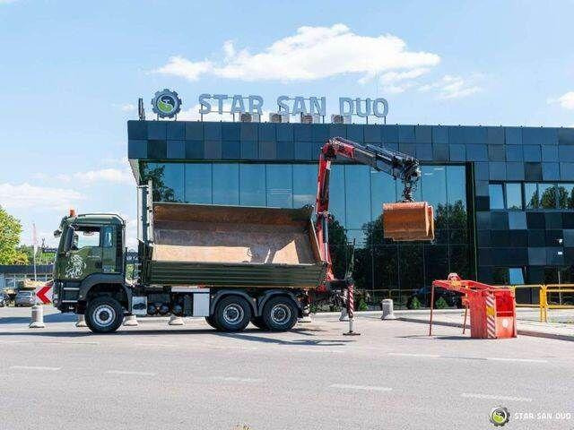 MAN TGS 35.480 PALFINGER PK 20002 HDS Grapple Tippe - Volquete camión, Camión grúa: foto 1 MAN TGS 35.480 PALFINGER PK 20002 HDS Grapple Tippe - Volquete camión, Camión grúa: foto 1