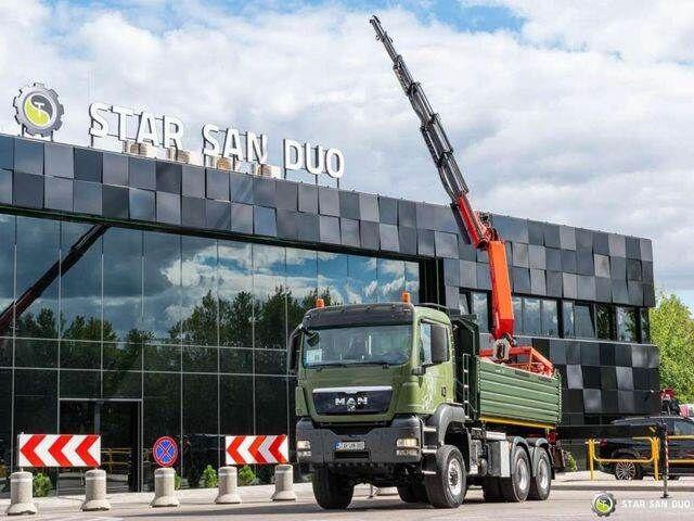 MAN TGS 35.480 PALFINGER PK 20002 HDS Grapple Tippe - Volquete camión, Camión grúa: foto 2 MAN TGS 35.480 PALFINGER PK 20002 HDS Grapple Tippe - Volquete camión, Camión grúa: foto 2