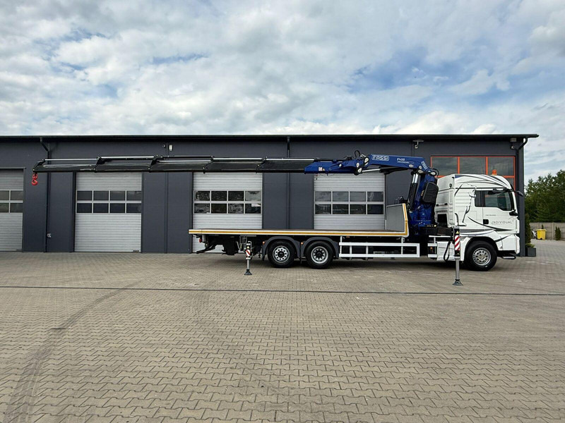 MAN TGS TGX 26.400 // E6 // 6x2 // platforma + FASSI F455RA.2.25 // - Camión caja abierta, Camión grúa: foto 2 MAN TGS TGX 26.400 // E6 // 6x2 // platforma + FASSI F455RA.2.25 // - Camión caja abierta, Camión grúa: foto 2