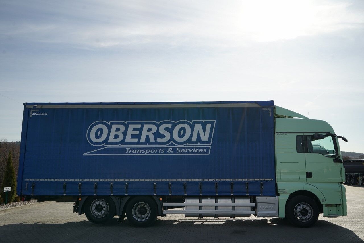 MAN TGX 26.460 / 120 M3 / 6x2 / SOLÓWKA / OŚ PODNOSZONA / OŚ SKRĘTN - Camión lona: foto 5 MAN TGX 26.460 / 120 M3 / 6x2 / SOLÓWKA / OŚ PODNOSZONA / OŚ SKRĘTN - Camión lona: foto 5