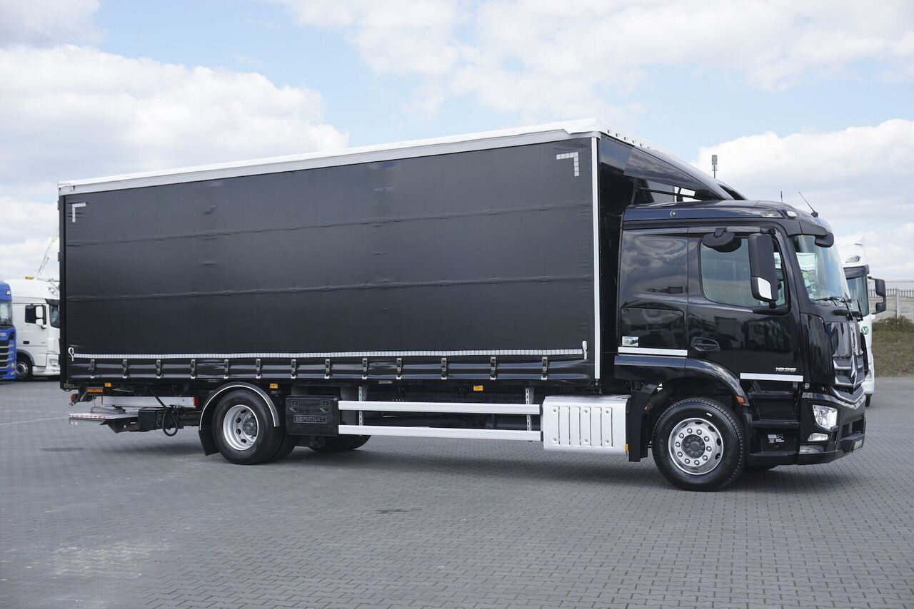 Mercedes-Benz ACTROS / 1835 / ACC / E 6 / FIRANKA + WINDA / 21 PALET / DŁ. 8,4 - Camión lona: foto 4 Mercedes-Benz ACTROS / 1835 / ACC / E 6 / FIRANKA + WINDA / 21 PALET / DŁ. 8,4 - Camión lona: foto 4