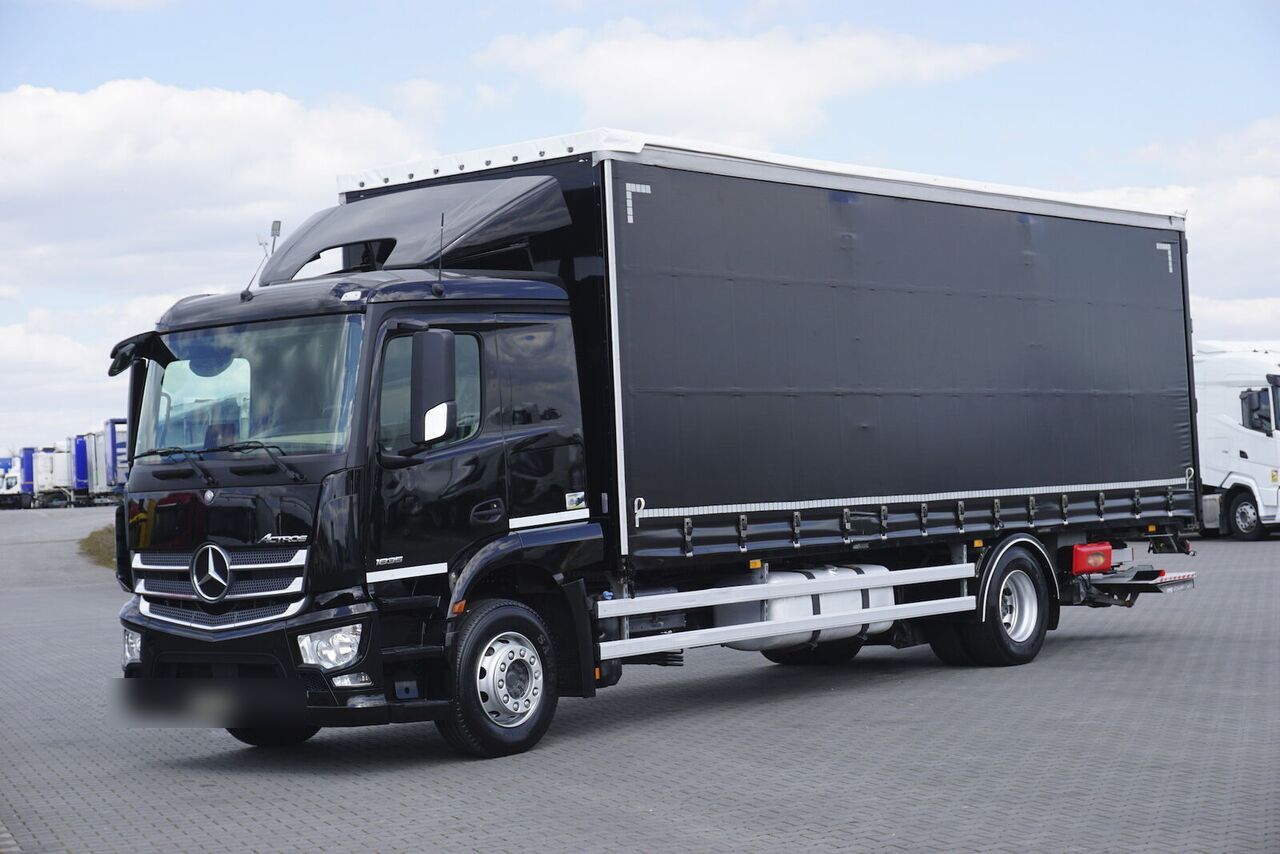 Mercedes-Benz ACTROS / 1835 / ACC / E 6 / FIRANKA + WINDA / 21 PALET / DŁ. 8,4 - Camión lona: foto 2 Mercedes-Benz ACTROS / 1835 / ACC / E 6 / FIRANKA + WINDA / 21 PALET / DŁ. 8,4 - Camión lona: foto 2