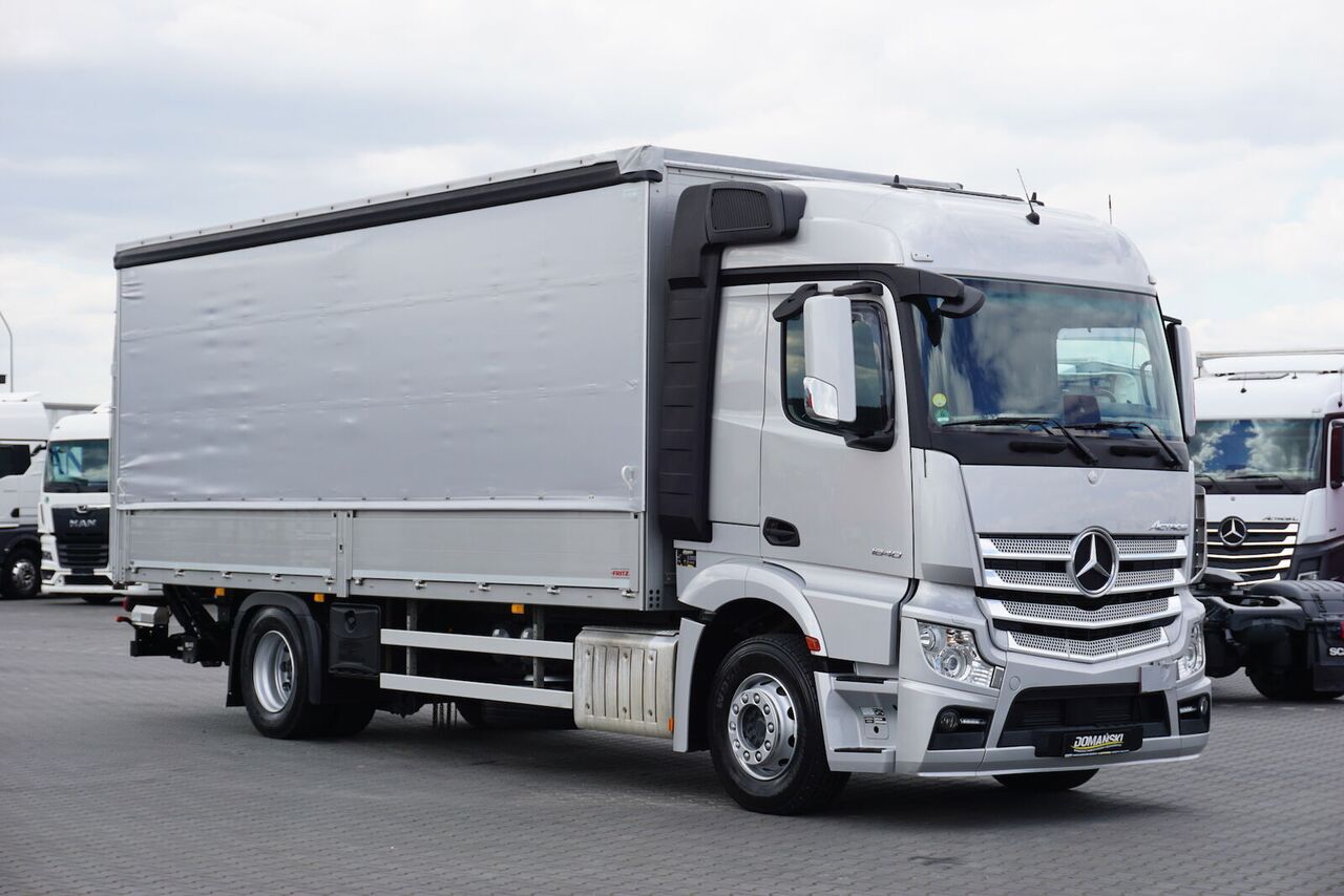 Mercedes-Benz ACTROS / 1840 / ACC / E 6 / BURTOFIRANKA + WINDA / 17 PALET - Camión lona: foto 2 Mercedes-Benz ACTROS / 1840 / ACC / E 6 / BURTOFIRANKA + WINDA / 17 PALET - Camión lona: foto 2