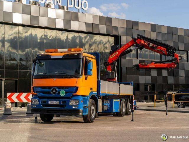 Mercedes-Benz ACTROS 2541 6x2 Palfinger PK 34002 Crane Winch - Camión caja abierta, Camión grúa: foto 2 Mercedes-Benz ACTROS 2541 6x2 Palfinger PK 34002 Crane Winch - Camión caja abierta, Camión grúa: foto 2