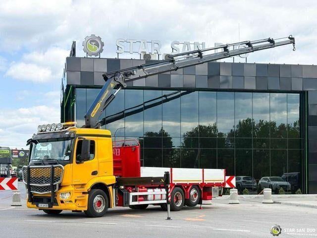 Mercedes-Benz ACTROS 2543 6x2 PalfingerPK 26002 EH Crane - Camión caja abierta, Camión grúa: foto 4 Mercedes-Benz ACTROS 2543 6x2 PalfingerPK 26002 EH Crane - Camión caja abierta, Camión grúa: foto 4