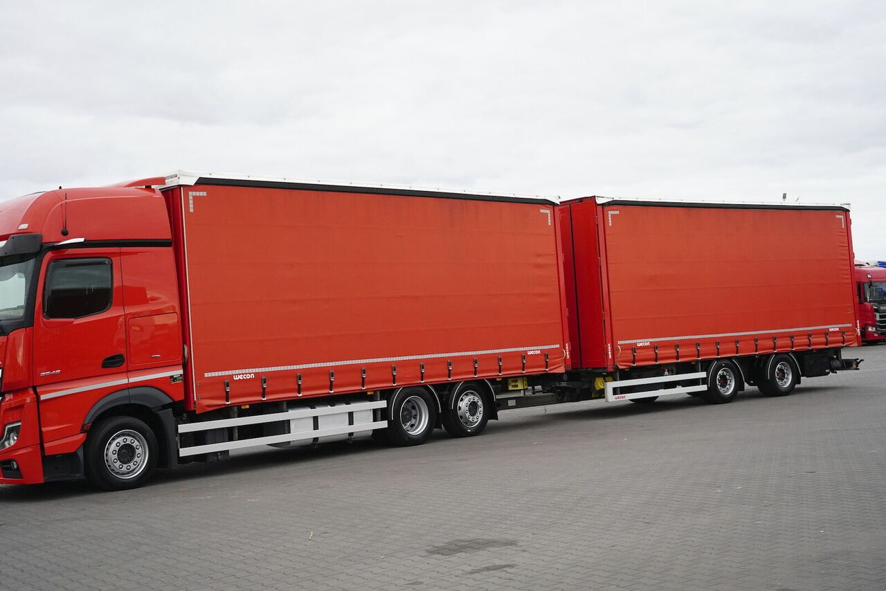 Mercedes-Benz ACTROS / 2548 / ACC / E 6 / MP 5 / ZESTAW PRZEJAZDOWY 120 M3 / G - Camión lona: foto 3 Mercedes-Benz ACTROS / 2548 / ACC / E 6 / MP 5 / ZESTAW PRZEJAZDOWY 120 M3 / G - Camión lona: foto 3