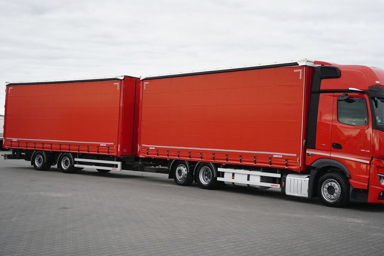 Mercedes-Benz ACTROS / 2548 / ACC / E 6 / MP 5 / ZESTAW PRZEJAZDOWY 120 M3 / G - Camión lona: foto 4 Mercedes-Benz ACTROS / 2548 / ACC / E 6 / MP 5 / ZESTAW PRZEJAZDOWY 120 M3 / G - Camión lona: foto 4