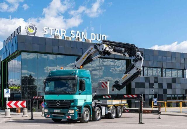 Mercedes-Benz ACTROS 3258 8x4 Palfinger PK 72002 Crane - Camión caja abierta, Camión grúa: foto 4 Mercedes-Benz ACTROS 3258 8x4 Palfinger PK 72002 Crane - Camión caja abierta, Camión grúa: foto 4