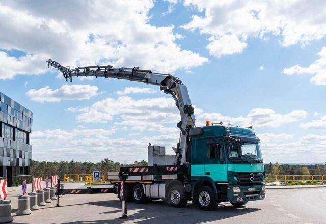 Mercedes-Benz ACTROS 3258 8x4 Palfinger PK 72002 Crane - Camión caja abierta, Camión grúa: foto 2 Mercedes-Benz ACTROS 3258 8x4 Palfinger PK 72002 Crane - Camión caja abierta, Camión grúa: foto 2