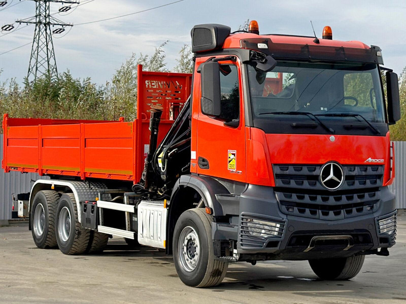 Mercedes-Benz AROCS 2640 *HIAB 144 BS - 3/FUNK + * 6x4 - Volquete camión, Camión grúa: foto 3 Mercedes-Benz AROCS 2640 *HIAB 144 BS - 3/FUNK + * 6x4 - Volquete camión, Camión grúa: foto 3