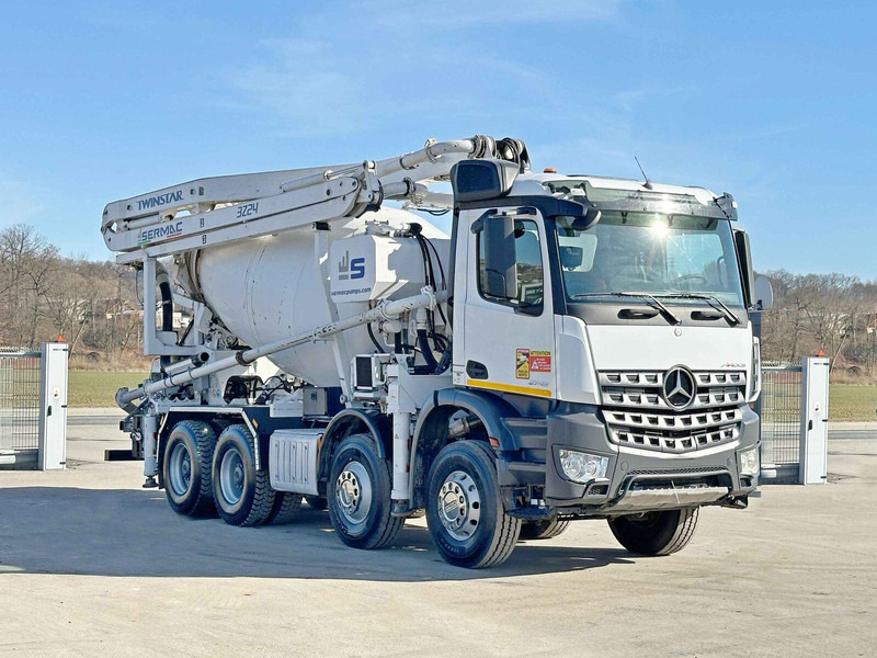 Mercedes-Benz AROCS 3743 * Betonpumpe + FUNK * 8x4 * TOP - Camión hormigonera: foto 1 Mercedes-Benz AROCS 3743 * Betonpumpe + FUNK * 8x4 * TOP - Camión hormigonera: foto 1