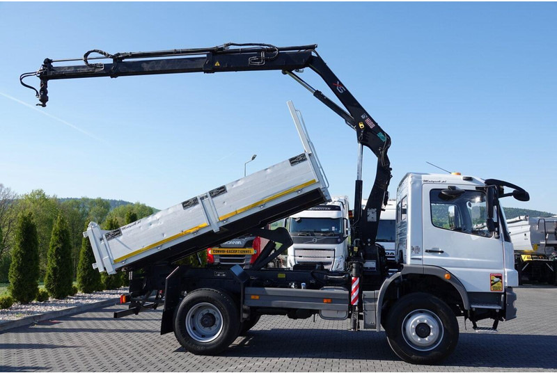 Mercedes-Benz ATEGO 16.24 / 4X4 / WYWROTKA + HDS HIAB 111 BS-2 / PILOT / ROT - Volquete camión: foto 5 Mercedes-Benz ATEGO 16.24 / 4X4 / WYWROTKA + HDS HIAB 111 BS-2 / PILOT / ROT - Volquete camión: foto 5