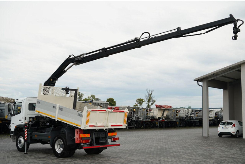 Mercedes-Benz ATEGO 1629 / 4x4 / WYWROTKA + HDS HIAB 111 B-3 / PILOT / ROTAT - Volquete camión, Camión grúa: foto 4 Mercedes-Benz ATEGO 1629 / 4x4 / WYWROTKA + HDS HIAB 111 B-3 / PILOT / ROTAT - Volquete camión, Camión grúa: foto 4