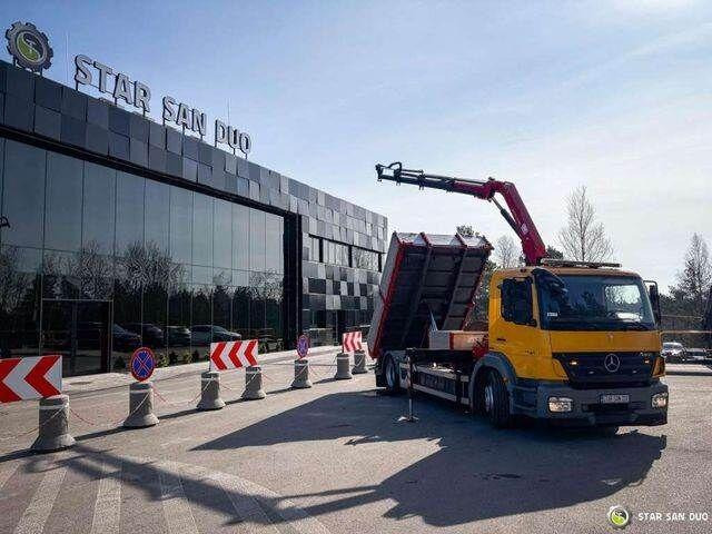 Mercedes-Benz AXOR 1824 4x2 HMF 975 HDS Crane Rotator Kipper - Volquete camión, Camión grúa: foto 5 Mercedes-Benz AXOR 1824 4x2 HMF 975 HDS Crane Rotator Kipper - Volquete camión, Camión grúa: foto 5