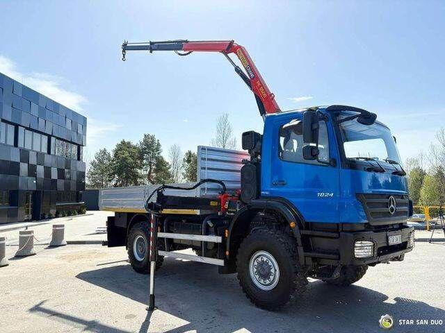 Mercedes-Benz AXOR 1824 4x4 PALFINGER PK 8500 Crane Kran - Volquete camión, Camión grúa: foto 2 Mercedes-Benz AXOR 1824 4x4 PALFINGER PK 8500 Crane Kran - Volquete camión, Camión grúa: foto 2