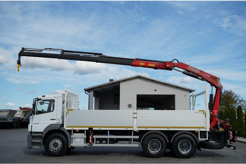 Mercedes-Benz / AXOR 2633 / 6X4 / SKRZYNIOWY - 6,55 M / MOCNA PODŁOGA / HDS FA - Camión caja abierta, Camión grúa: foto 3 Mercedes-Benz / AXOR 2633 / 6X4 / SKRZYNIOWY - 6,55 M / MOCNA PODŁOGA / HDS FA - Camión caja abierta, Camión grúa: foto 3