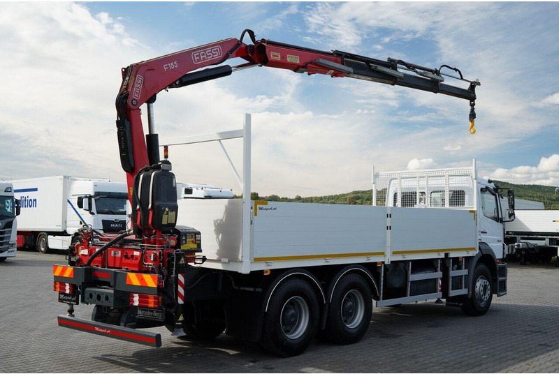 Mercedes-Benz / AXOR 2633 / 6X4 / SKRZYNIOWY - 6,55 M / MOCNA PODŁOGA / HDS FA - Camión caja abierta, Camión grúa: foto 5 Mercedes-Benz / AXOR 2633 / 6X4 / SKRZYNIOWY - 6,55 M / MOCNA PODŁOGA / HDS FA - Camión caja abierta, Camión grúa: foto 5