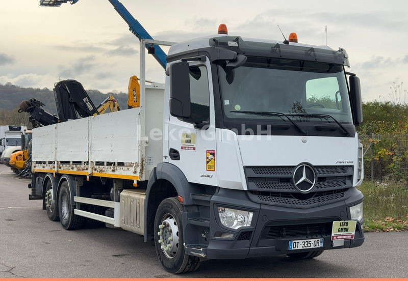 Mercedes-Benz Antos 2540 - Camión caja abierta, Camión grúa: foto 1 Mercedes-Benz Antos 2540 - Camión caja abierta, Camión grúa: foto 1