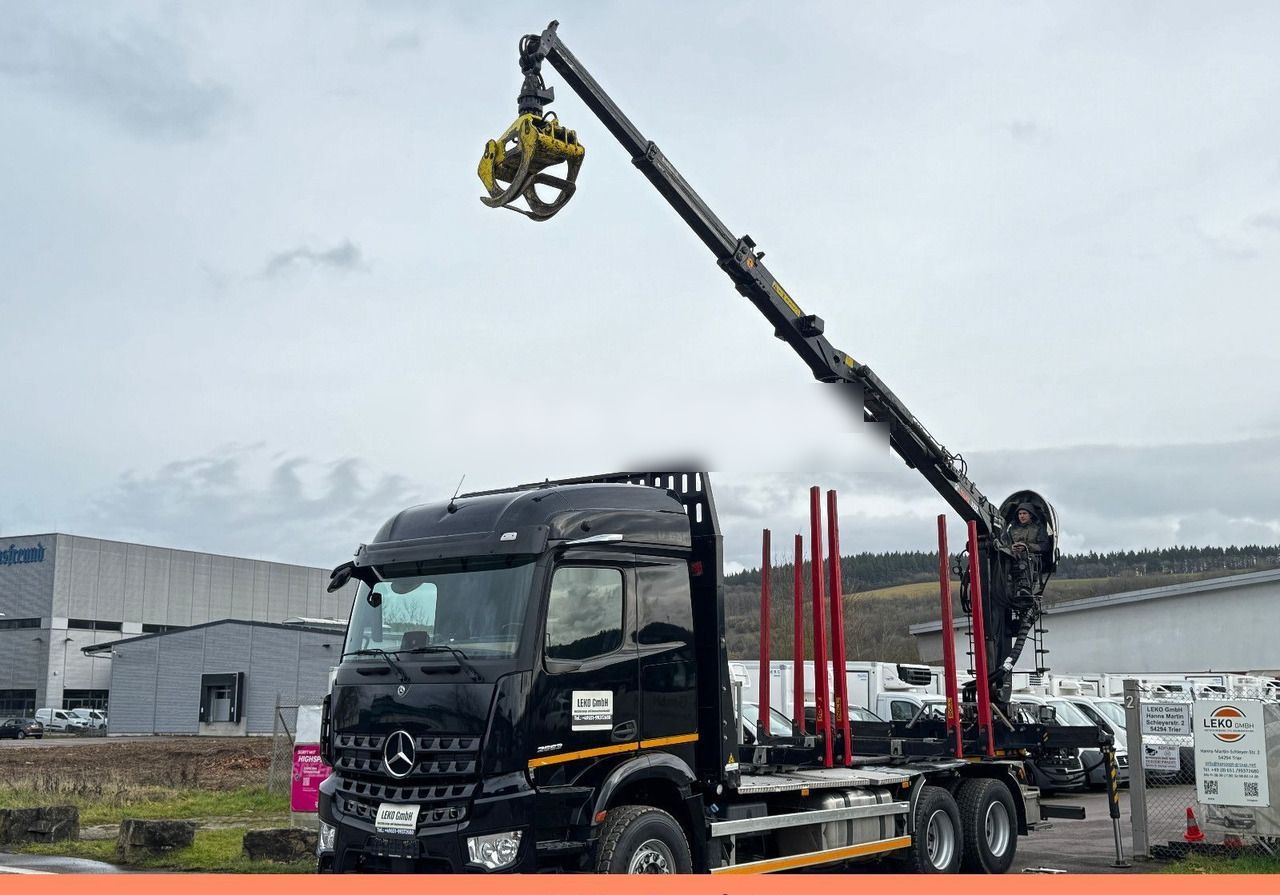 Mercedes-Benz Arocs 2653 Mit Kran Loglift 125Z - Camión forestal, Camión grúa: foto 2 Mercedes-Benz Arocs 2653 Mit Kran Loglift 125Z - Camión forestal, Camión grúa: foto 2