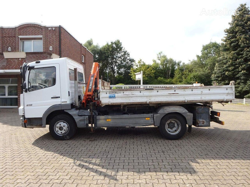 Mercedes-Benz Atego 818 - 3 way tipper+crane - Volquete camión, Camión grúa: foto 3 Mercedes-Benz Atego 818 - 3 way tipper+crane - Volquete camión, Camión grúa: foto 3