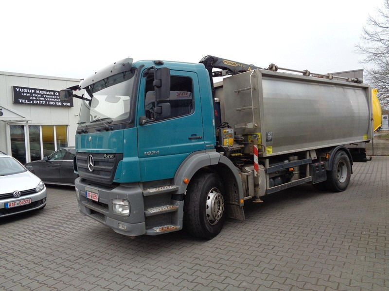 Mercedes-Benz Axor 1824 Tipper Crane Palfinger PK 4501 - Volquete camión, Camión grúa: foto 1 Mercedes-Benz Axor 1824 Tipper Crane Palfinger PK 4501 - Volquete camión, Camión grúa: foto 1
