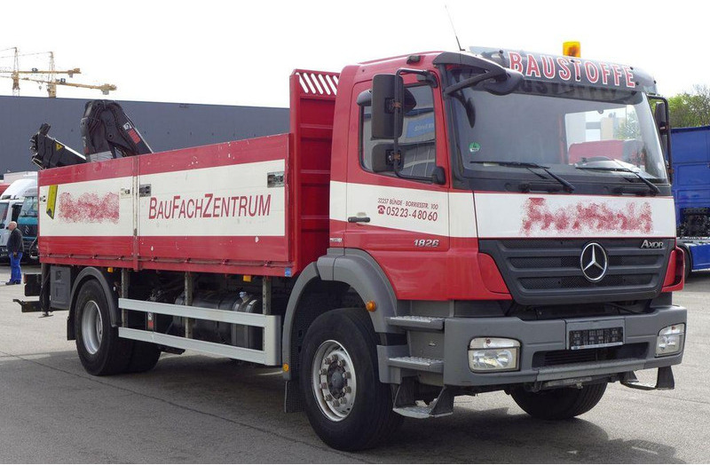 Mercedes-Benz Axor 1826 *Euro5*TÜV*HIAB 099B-2 DUO*1824 1829 - Camión caja abierta, Camión grúa: foto 4 Mercedes-Benz Axor 1826 *Euro5*TÜV*HIAB 099B-2 DUO*1824 1829 - Camión caja abierta, Camión grúa: foto 4