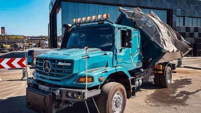 Mercedes-Benz Zetros 1833 4x4 Kipper Camper Chassis - Volquete camión, Camión grúa: foto 4 Mercedes-Benz Zetros 1833 4x4 Kipper Camper Chassis - Volquete camión, Camión grúa: foto 4