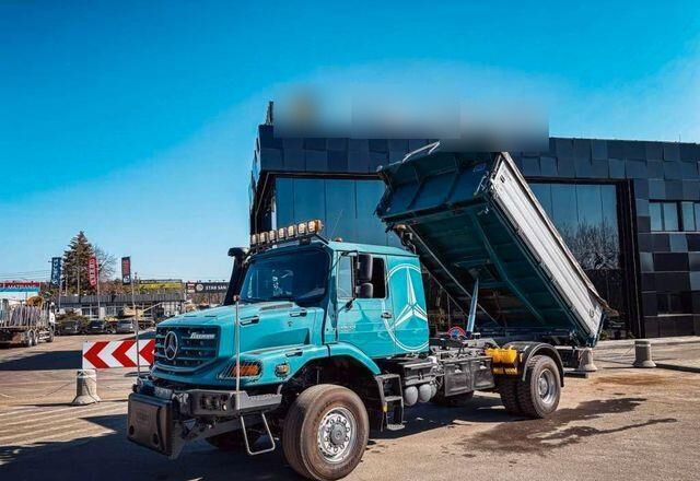 Mercedes-Benz Zetros 1833 4x4 Kipper Camper Chassis - Volquete camión, Camión grúa: foto 2 Mercedes-Benz Zetros 1833 4x4 Kipper Camper Chassis - Volquete camión, Camión grúa: foto 2