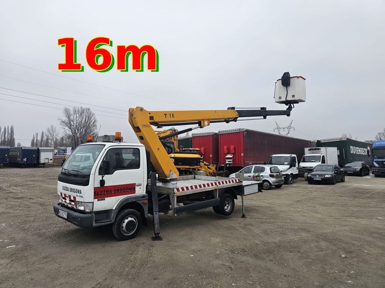 Nissan Cabstar 35.10 - Socage T16 - 16m - Camión con plataforma elevadora: foto 1 Nissan Cabstar 35.10 - Socage T16 - 16m - Camión con plataforma elevadora: foto 1