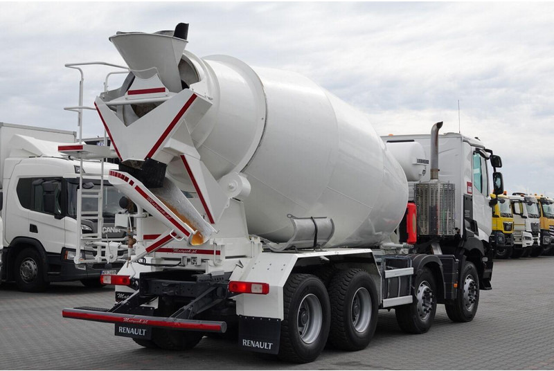 Renault C 380 / 8X4 / BETONOMIESZARKA / GRUSZKA / LIEBHERR 9 M3 / EURO 6 - Camión hormigonera: foto 4 Renault C 380 / 8X4 / BETONOMIESZARKA / GRUSZKA / LIEBHERR 9 M3 / EURO 6 - Camión hormigonera: foto 4