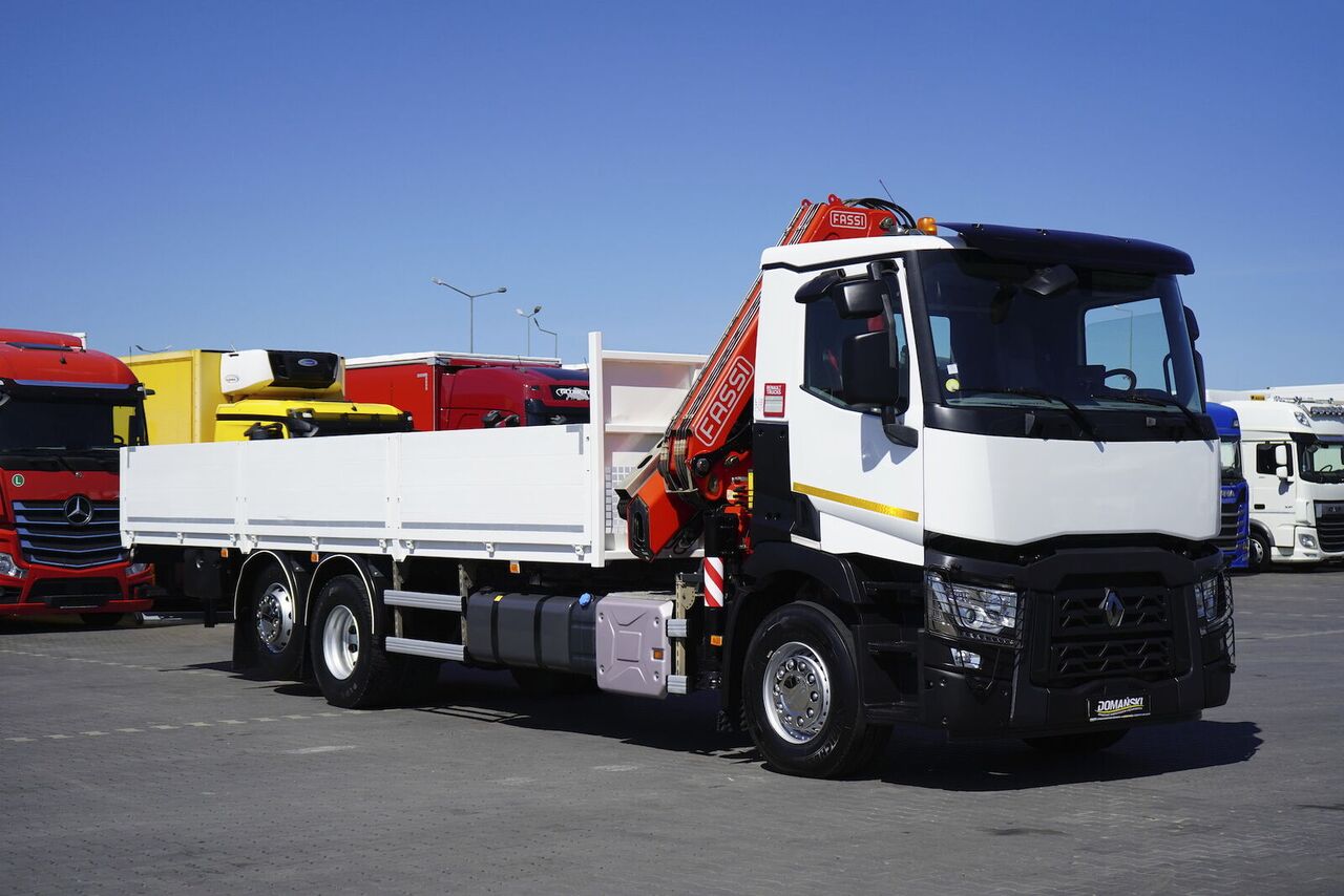 Renault C 430 / 6 X 2 / E 6 / SKRZYNIOWY + HDS / FASSI F 195 / ROTATOR / - Camión caja abierta, Camión grúa: foto 3 Renault C 430 / 6 X 2 / E 6 / SKRZYNIOWY + HDS / FASSI F 195 / ROTATOR / - Camión caja abierta, Camión grúa: foto 3