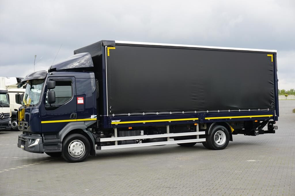 Renault / D 16 / 280 / ACC / E 6 / BURTOFIRANKA + WINDA / ŁAD. 8 580 KG - Camión lona: foto 3 Renault / D 16 / 280 / ACC / E 6 / BURTOFIRANKA + WINDA / ŁAD. 8 580 KG - Camión lona: foto 3