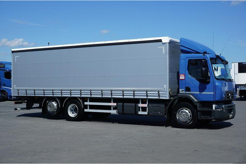 Renault D 320 / EURO 6 / FIRANKA / 21 PALET / ŁAD. 16 390 KG - Camión lona: foto 4 Renault D 320 / EURO 6 / FIRANKA / 21 PALET / ŁAD. 16 390 KG - Camión lona: foto 4