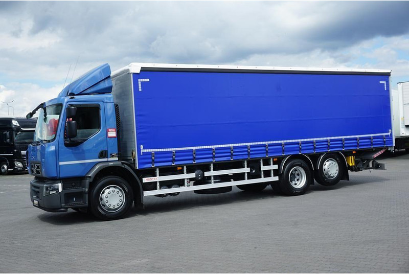 Renault D 320 / EURO 6 / FIRANKA + WINDA / 21 PALET / ŁAD. 16 530 KG - Camión lona: foto 3 Renault D 320 / EURO 6 / FIRANKA + WINDA / 21 PALET / ŁAD. 16 530 KG - Camión lona: foto 3