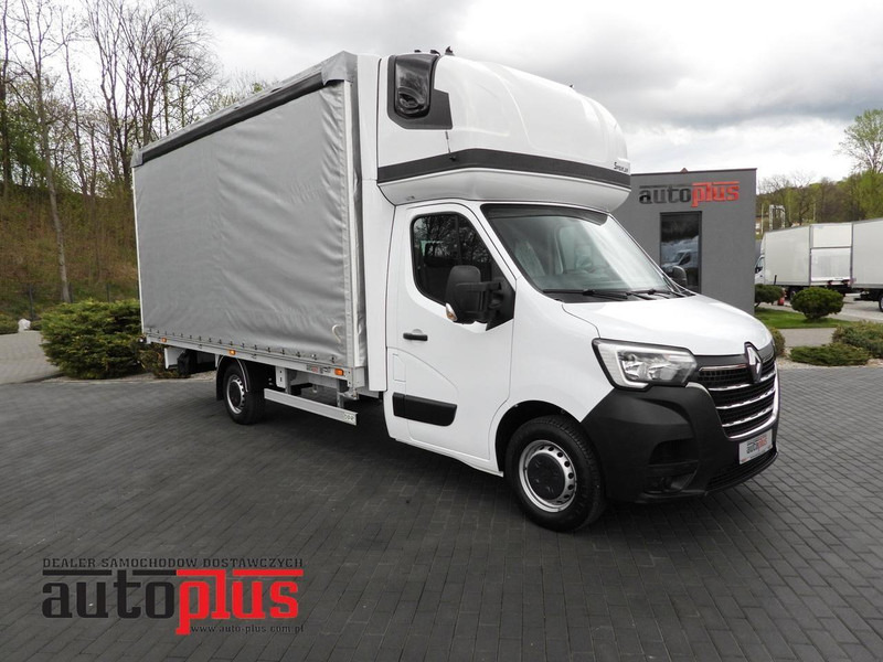 Renault MASTER  PLANDEKA 10 PALET WEBASTO TEMPOMAT LEDY PNEUMATYKA KLIMA - Furgoneta con caja de lona: foto 1 Renault MASTER  PLANDEKA 10 PALET WEBASTO TEMPOMAT LEDY PNEUMATYKA KLIMA - Furgoneta con caja de lona: foto 1