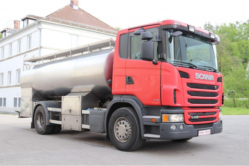 Scania G480 E6 Milch Isoliert 11.000L 3 Kammern Pumpe - Cisterna camión: foto 1 Scania G480 E6 Milch Isoliert 11.000L 3 Kammern Pumpe - Cisterna camión: foto 1