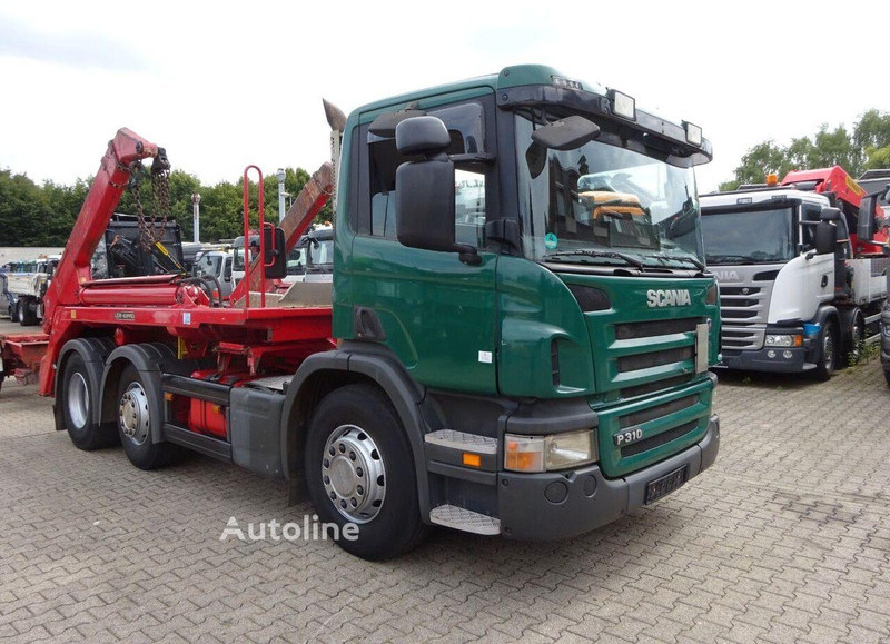 Scania P310 - Skip loader truck - Portacontenedor de cadenas camión: foto 3 Scania P310 - Skip loader truck - Portacontenedor de cadenas camión: foto 3
