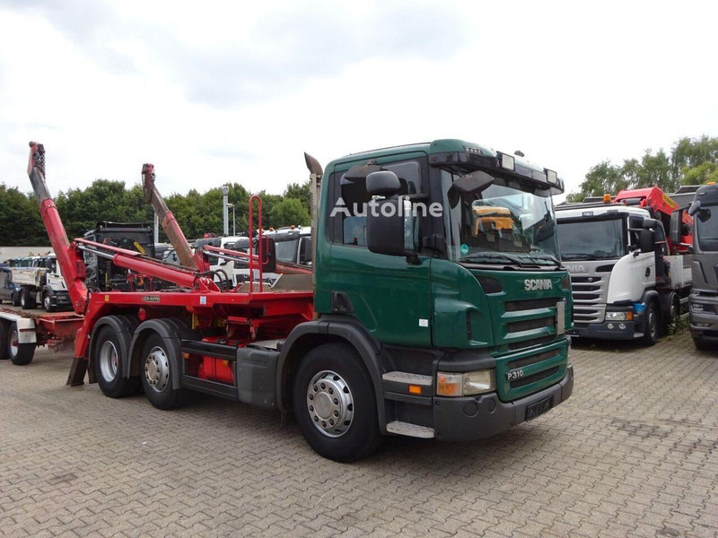 Scania P310 - Skip loader truck - Portacontenedor de cadenas camión: foto 4 Scania P310 - Skip loader truck - Portacontenedor de cadenas camión: foto 4