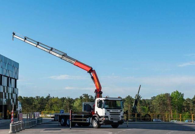 Scania P400 6x2 PALFINGER PK 34002 SH Crane - Camión caja abierta, Camión grúa: foto 5 Scania P400 6x2 PALFINGER PK 34002 SH Crane - Camión caja abierta, Camión grúa: foto 5