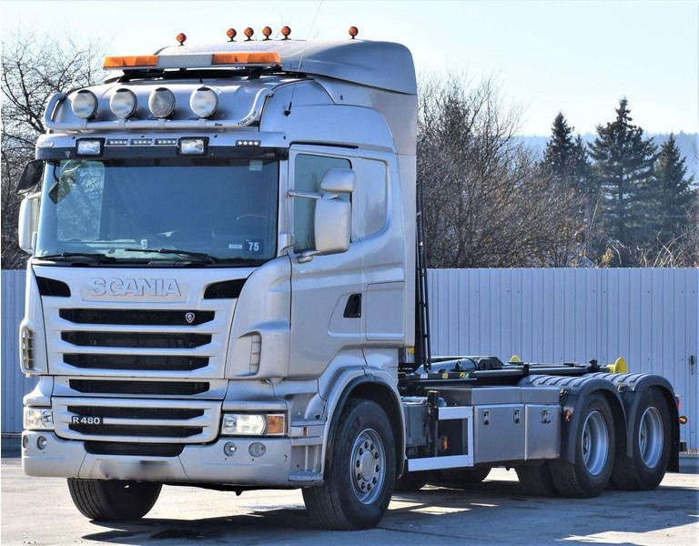 Scania R 480 Abrollkipper * 6x4 * Top Zustand ! - Multibasculante camión: foto 4 Scania R 480 Abrollkipper * 6x4 * Top Zustand ! - Multibasculante camión: foto 4
