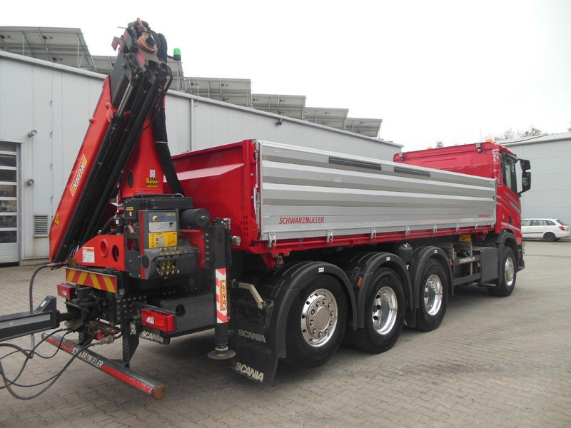 Scania R 580 8X4 + PALFINGER PK 19.001 crane - Volquete camión, Camión grúa: foto 4 Scania R 580 8X4 + PALFINGER PK 19.001 crane - Volquete camión, Camión grúa: foto 4