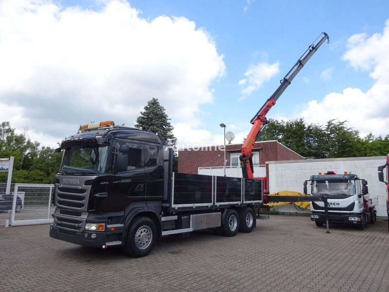 Scania R620 V8 - Flatbed+crane - Camión caja abierta: foto 4 Scania R620 V8 - Flatbed+crane - Camión caja abierta: foto 4