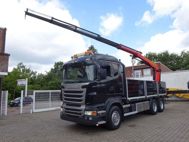 Scania R620 V8 - Flatbed+crane - Camión caja abierta: foto 3 Scania R620 V8 - Flatbed+crane - Camión caja abierta: foto 3
