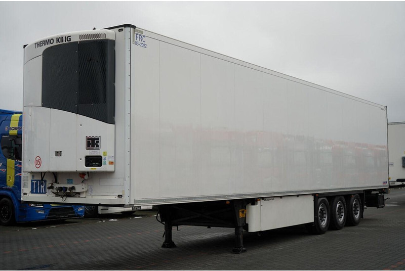 Schmitz Cargobull CHŁODNIA / THERMO KING / HAKÓWKA / OŚ PODNOSZONA / KOSZ NA PALE - Frigorífico semirremolque: foto 1 Schmitz Cargobull CHŁODNIA / THERMO KING / HAKÓWKA / OŚ PODNOSZONA / KOSZ NA PALE - Frigorífico semirremolque: foto 1