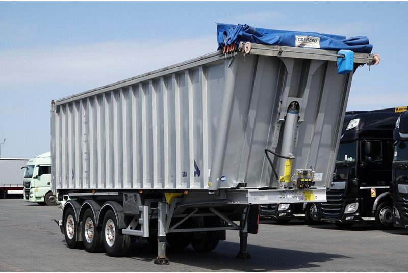 Stas WYWROTKA 43 m3 / ALUMINIOWA / OŚ PODNOSZONA / ALUFELGI - Volquete semirremolque: foto 1 Stas WYWROTKA 43 m3 / ALUMINIOWA / OŚ PODNOSZONA / ALUFELGI - Volquete semirremolque: foto 1