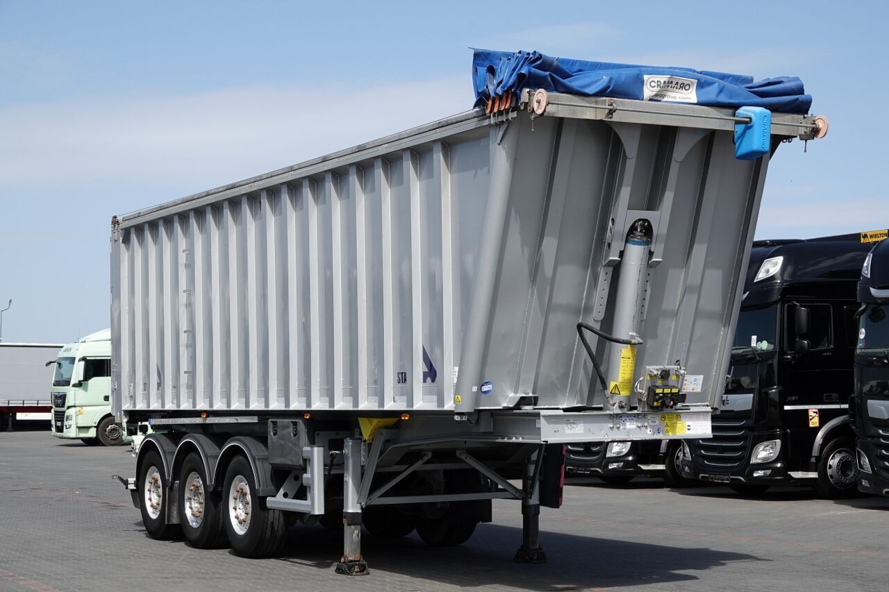 Stas WYWROTKA 43 m3 / ALUMINIOWA / OŚ PODNOSZONA / ALUFELGI - Volquete semirremolque: foto 1 Stas WYWROTKA 43 m3 / ALUMINIOWA / OŚ PODNOSZONA / ALUFELGI - Volquete semirremolque: foto 1