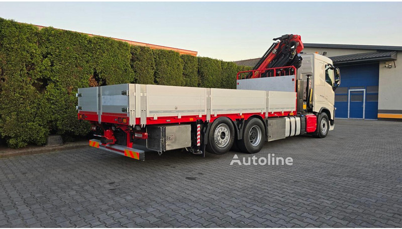 Camión caja abierta, Camión grúa Volvo FH 540 - Flatbed+crane 6x2: foto 17