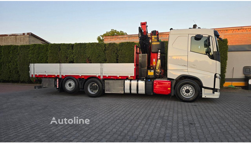 Camión caja abierta, Camión grúa Volvo FH 540 - Flatbed+crane 6x2: foto 16