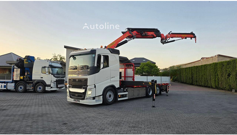Camión caja abierta, Camión grúa Volvo FH 540 - Flatbed+crane 6x2: foto 19
