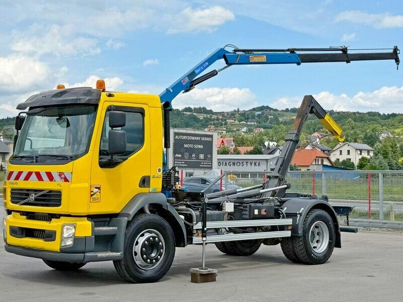 Volvo FL 240 * Abrollkipper * HMF 270 K2 * TOPZUSTAND - Multibasculante camión, Camión grúa: foto 2 Volvo FL 240 * Abrollkipper * HMF 270 K2 * TOPZUSTAND - Multibasculante camión, Camión grúa: foto 2